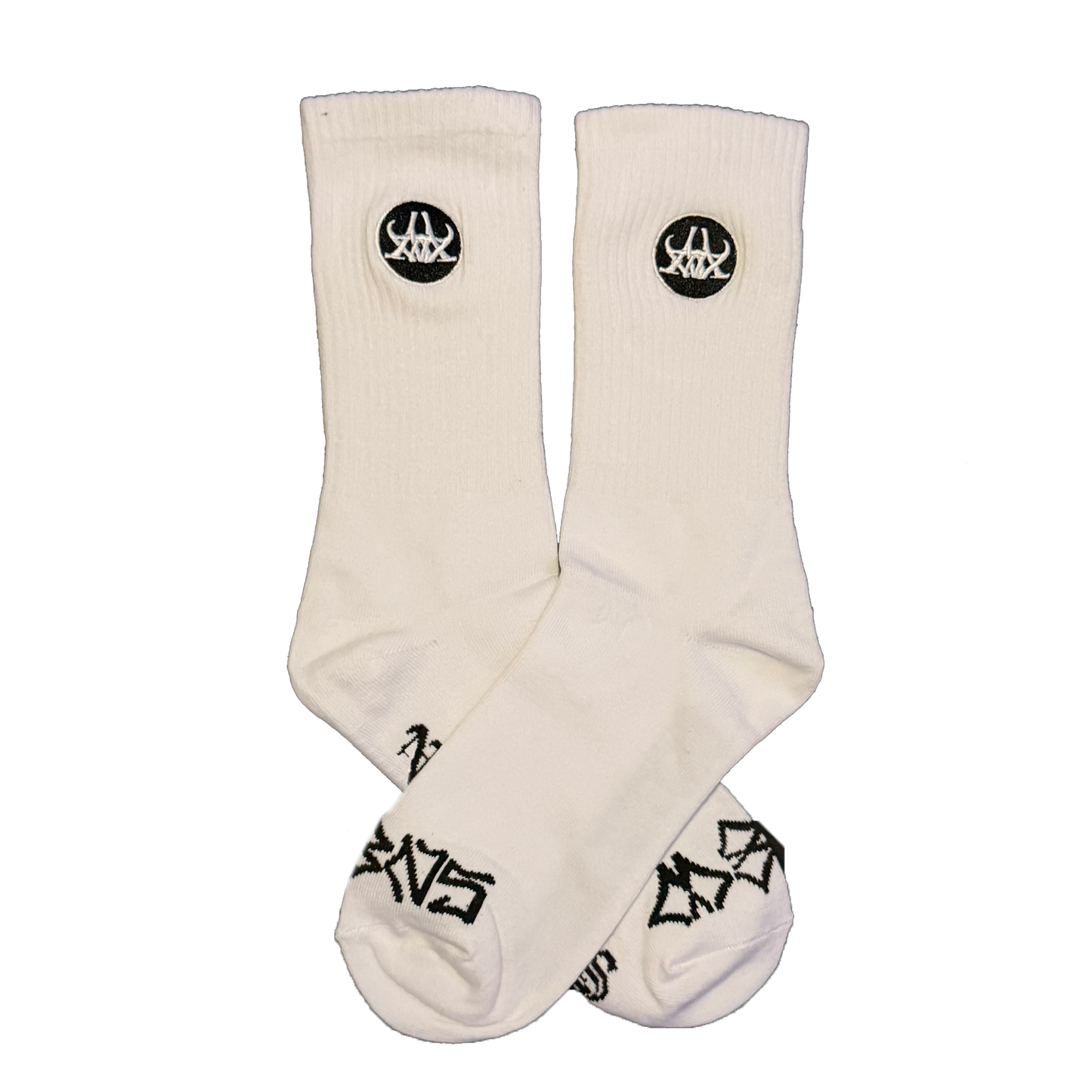 MBNS MID SOCKS WHITE