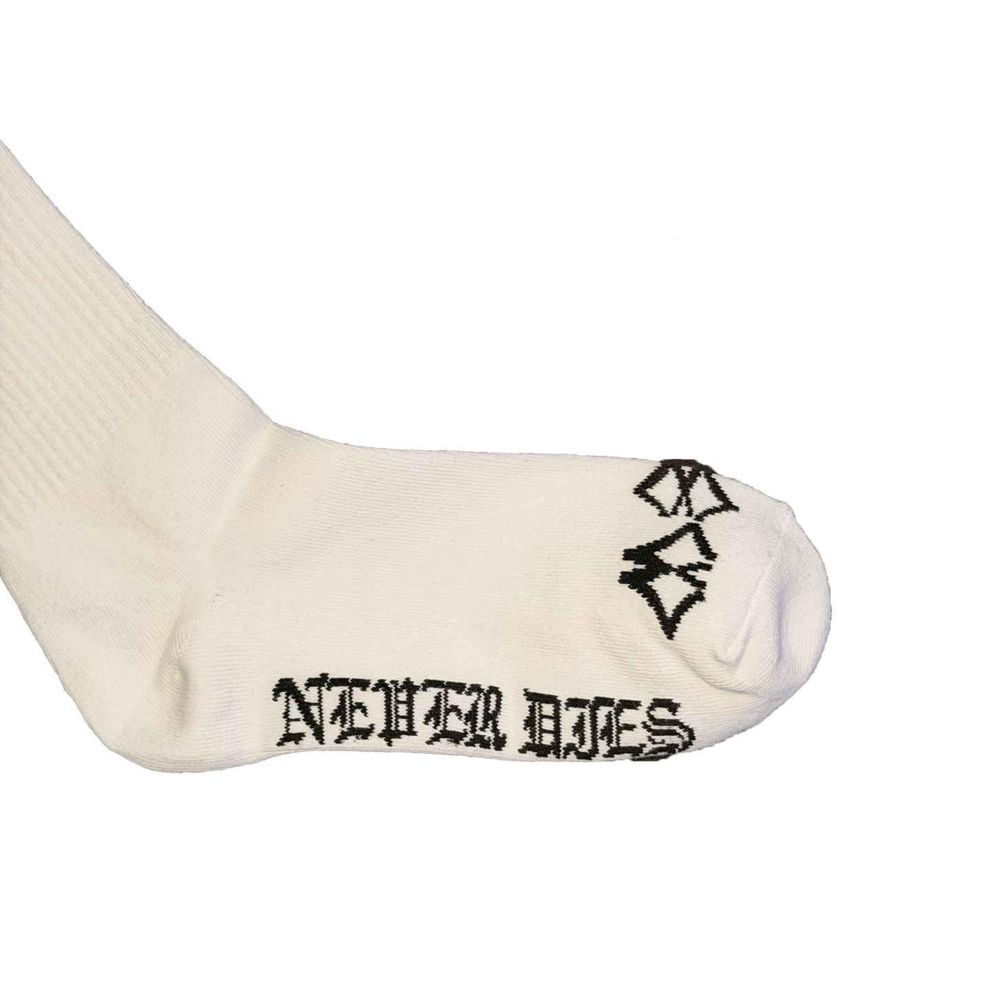 MBNS MID SOCKS WHITE