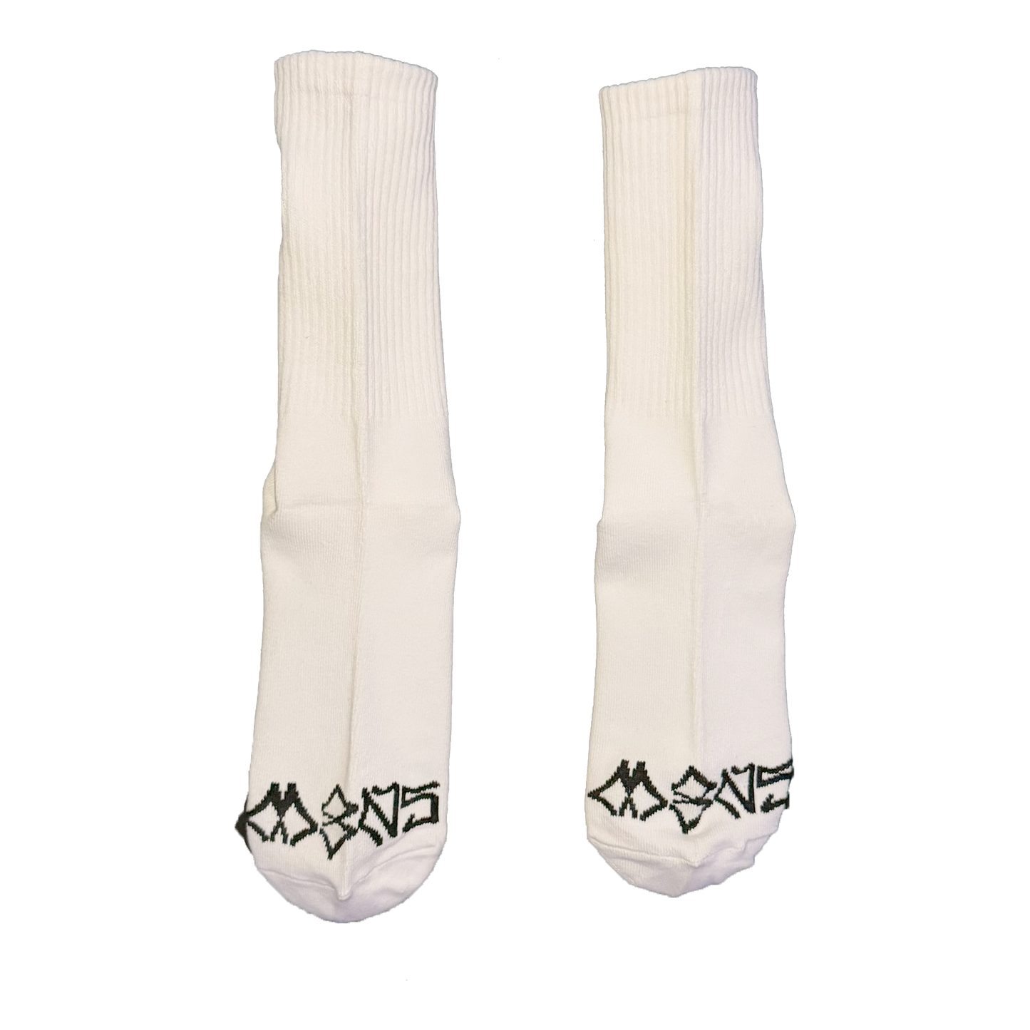 MBNS MID SOCKS WHITE