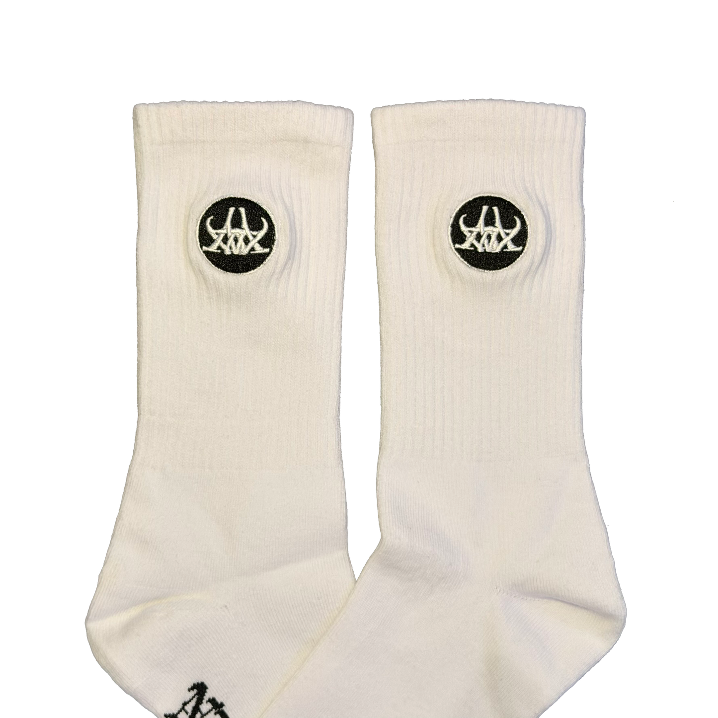 MBNS MID SOCKS WHITE